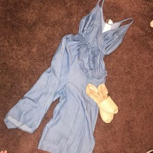 NWT Chambray Jumpsuit